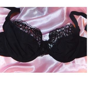 Black Lingerie Lace Bra 30E